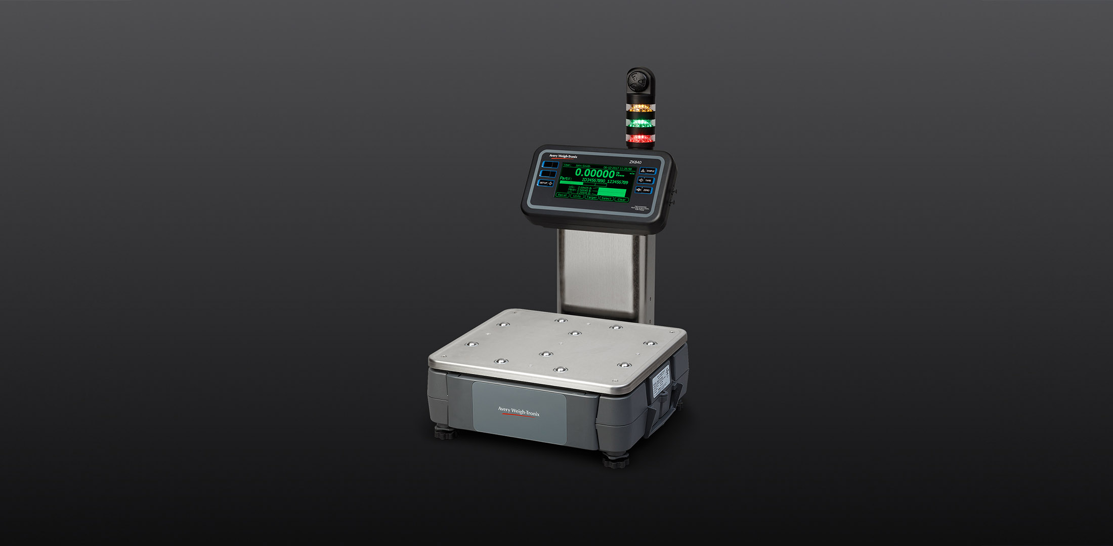 Configuración de la báscula ZK840